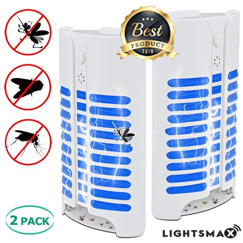 2 PK 2018 MOST POWERFUL LIGHTSMAX Indoor Insect Killer, Plug-in Bug ...