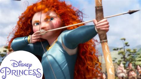 Merida's Archery Skills | Brave | Disney Princess - YouTube