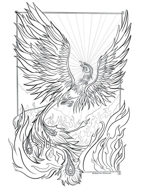 Wonderful Picture of Phoenix Coloring Page - entitlementtrap.com ...