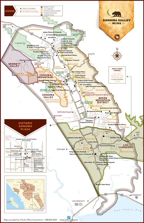 Sonoma Wine Maps