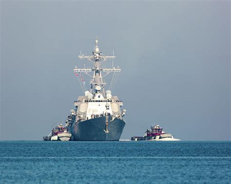 USS Truxtun Departs Port Photograph by Rachel Morrison - Pixels