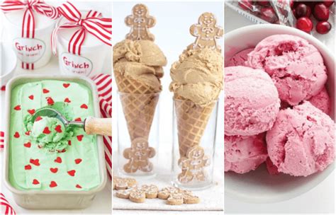 10 Easy Christmas Ice Cream Recipes for the Holidays