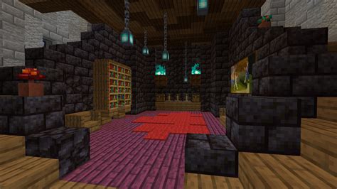 Minecraft Wizard Tower Interior