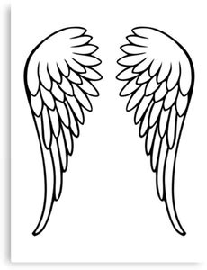 Clipart Of Angel Wings Image | Angel wings clip art, Angel wings art ...