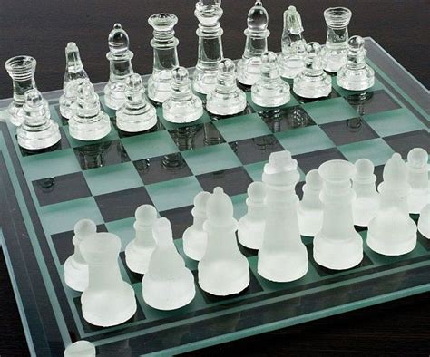 Glass Chess Board | Glass chess set, Chess board, Glass chess