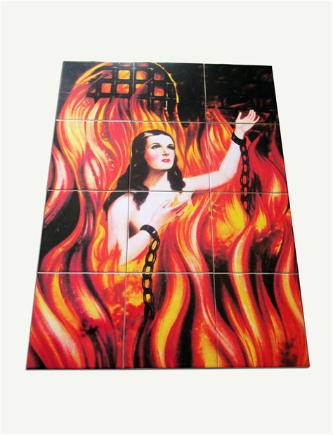 Anima Sola Tile Mural Tile Art Lonely Soul Art Purgatory Religious Art ...