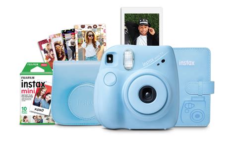 Fujifilm INSTAX Mini 7+ Bundle (10-Pack film, Album, Camera Case ...