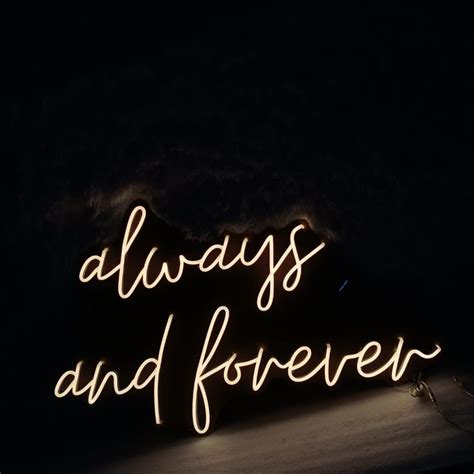 'Always & Forever' Sign