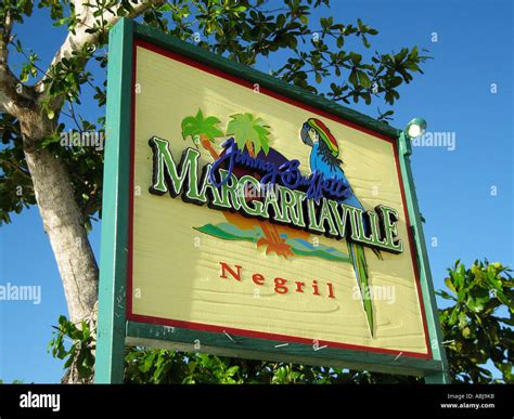 Margaritaville restaurant Negril Jamaica Stock Photo - Alamy