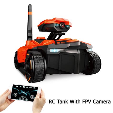 RC Tank with HD Camera ATTOP YD 211 Wifi FPV 0.3MP Camera App Remote ...