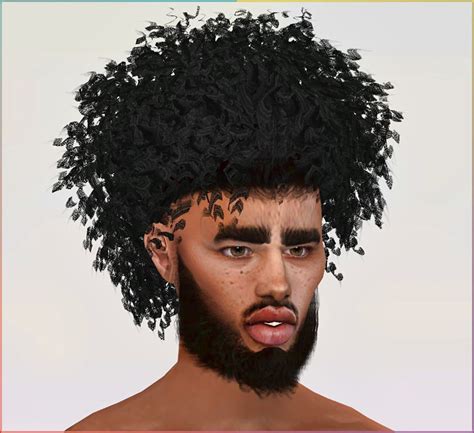 Blvcklifesimz Sims 4 Hair Male Sims 4 Curly Hair Sims 4 Black Hair ...