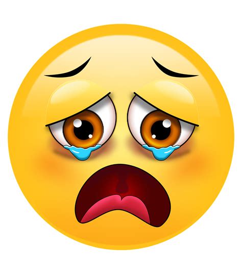 Download Sad Emoji, Sad Emoticon, Crying Emoji. Royalty-Free Stock ...