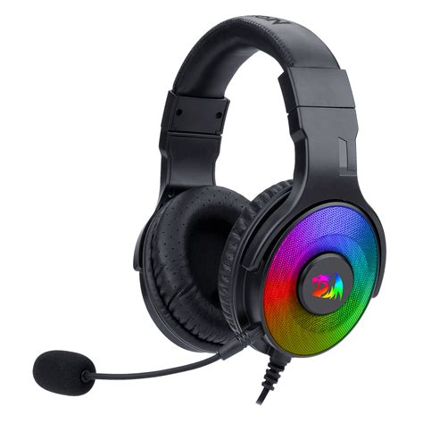 Redragon H350 Pandora RGB Wired Gaming Headset, Dynamic RGB Backlight ...