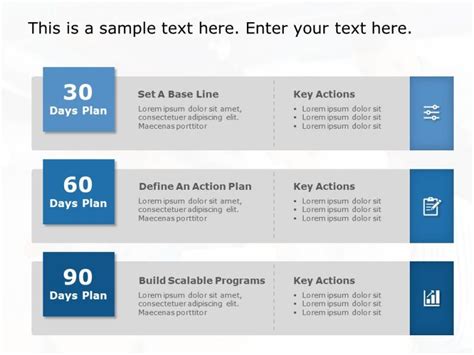 30 60 90 Day Plan Powerpoint Template 5 | 90 day plan, Business plan ...