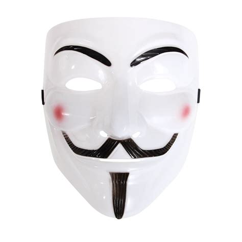 Anonymous Hacker For Vendetta Game Master Face Mask Fancy Dress ...