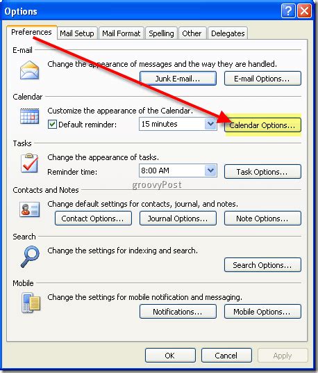 How To Add Week Numbers to Microsoft Outlook Calendar