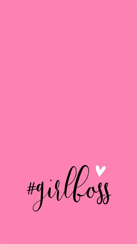 #GIRLBOSS - Girlboss #girlboss iPhone Wallpaper for your Phone. Pink ...