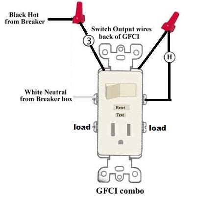 wiring diagram for light switch outlet combo - IOT Wiring Diagram