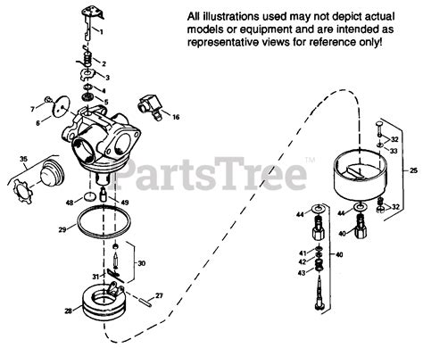 Tecumseh CA-632349 - Tecumseh Carburetor Carburetor Parts Lookup with ...