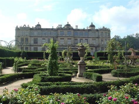 Longleat House gardens | Looking from the Orangery over the formal ...