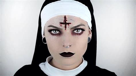 POSESSED/EVIL NUN | halloween tutorial - YouTube