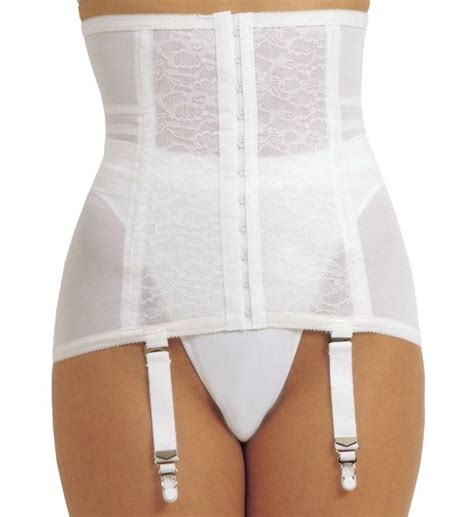 Rago Shapette Waist Cincher with Removable Garters 21 - Rago Shapewear ...