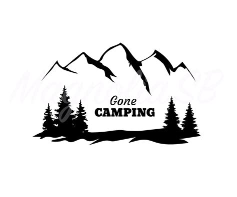 Gone Camping SVG Gone Camping DXF Clipart Camping File | Etsy in 2021 ...