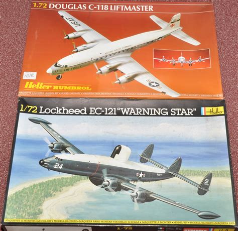 Lot 1018 - Two Heller 1/72 scale model kits, to