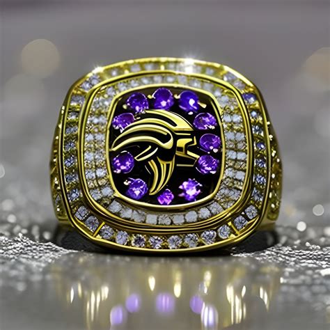 Minnesota Vikings Super Bowl Ring (fictional, obviously) - AI Generated ...