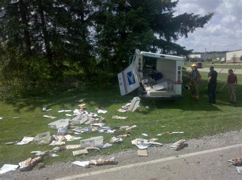 USPS Truck Involved In Motor Vehicle Accident 5-4-2010, Grafton and ...