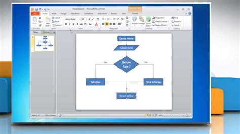 How To Present Flowchart In Powerpoint - Printable Form, Templates and ...