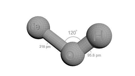 3D Sodium Hydroxide Molecule Naoh Model - TurboSquid 1427090