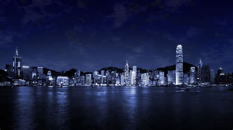 Hong Kong, China wallpaper | City lights at night, Night city, City ...