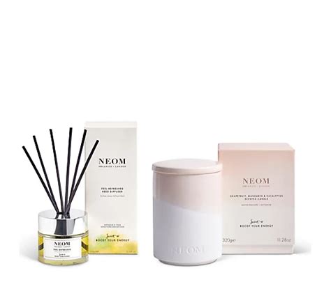 Neom Precious Candle & Diffuser Duo - QVC UK