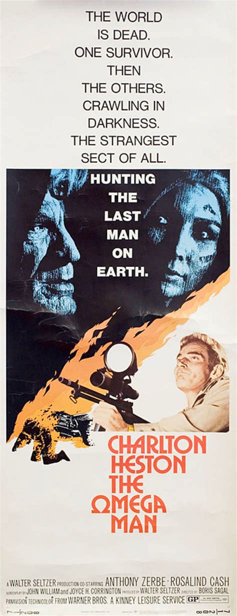 The Omega Man Original 1971 U.S. Insert Movie Poster - Posteritati ...