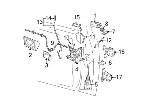 Ford Ranger Door Latch Assembly. 1998-2003, w/power - 2L5Z10219A64AB ...