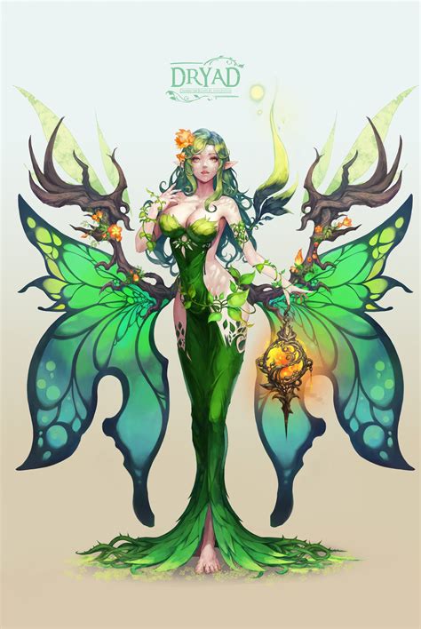 ArtStation - Dryad Character Concept art, byung joon lee | Arte de ...