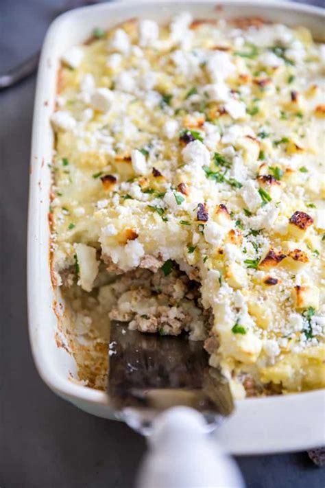 Greek Potato Moussaka Recipe | LemonsforLulu.com