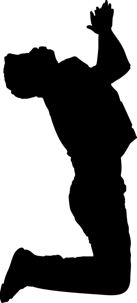 Clipart - Praying Man Silhouette