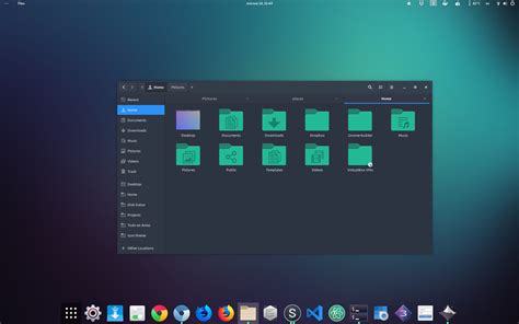 Manjaro Black Desktop - architecturecaqwe