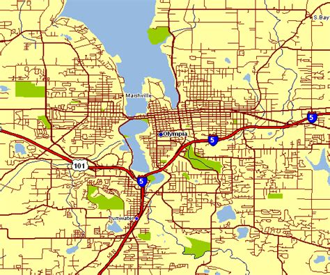 City Map of Olympia