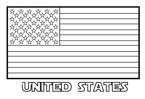 coloring pages flags usa printable - Clip Art Library