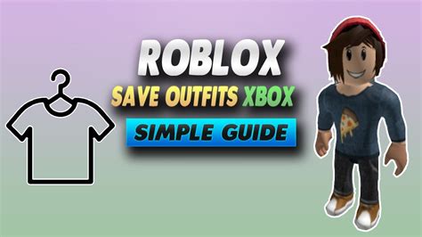 ROBLOX Xbox How To Save Outfits - Simple Guide - YouTube