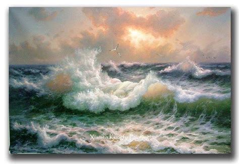 beautiful sea,waves and rocks on beach paintings - Google Search ...