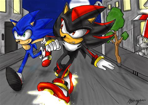 Sonic VS Shadow from SA2 by missyuna on DeviantArt