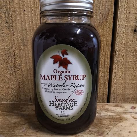 Maple Syrup - Dark 1L- The Sustainable Market