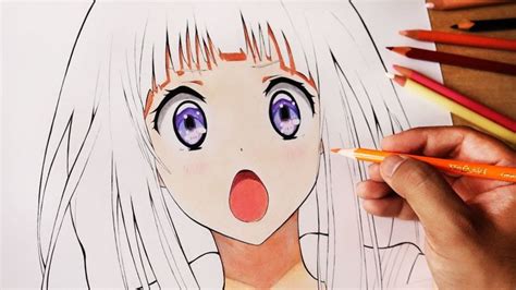 How to Color Anime Eyes and Skin using Colored Pencils - Eru Chitanda ...