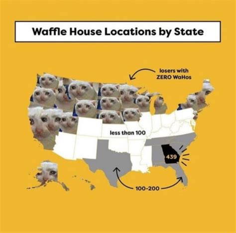 Waffle House Locations by State - iFunny