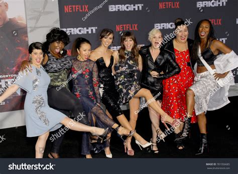 Cast Glow Attends Netflix Bright Premiere Stock Photo 781956685 ...