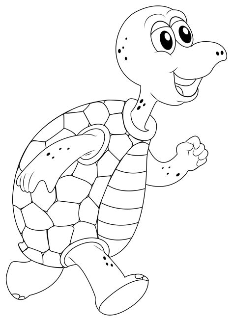 Turtle Outline Free Vector Art - (34 Free Downloads)